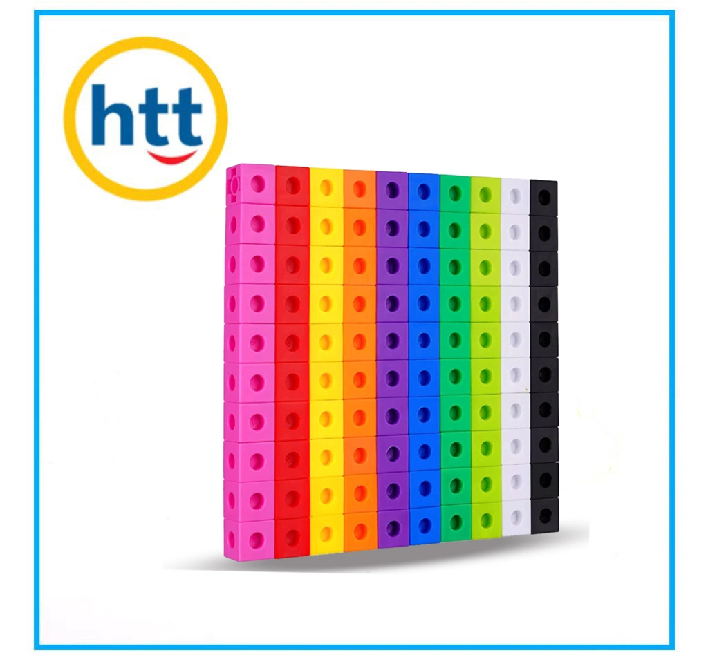 Plastic Linking Cubes Building Blocks Color Build Math Linking Cubes Factory