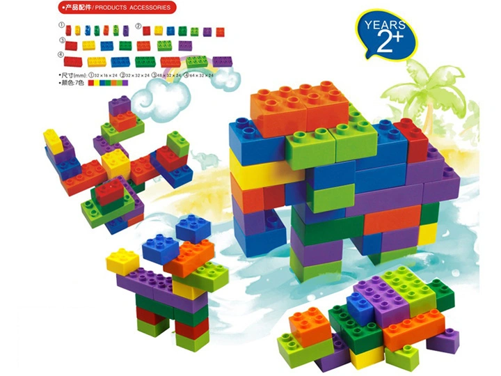 2021 New Kids Plastic Tabletop Toys Building Blocks