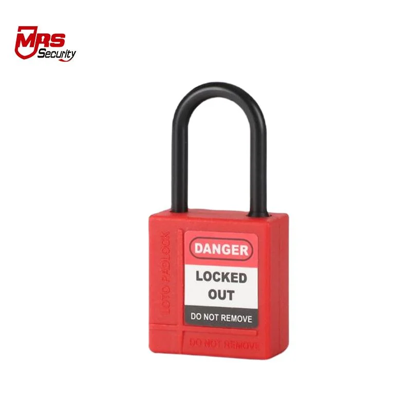 Manufacturer OEM Nylon PA 29mm Shackle Insulation Safety Padlock Security Lockout Tagout Loto Lock