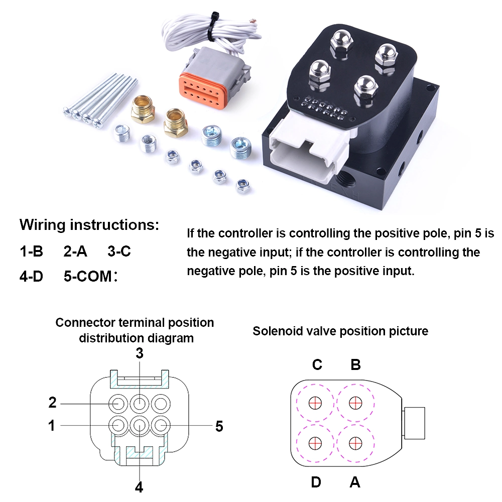 NPT1/4 DC 12V Air Ride Suspension Manifold Valve Block Car and Truck (0-300psi) with 6 Button Set