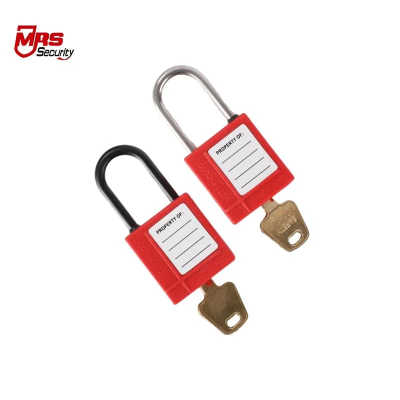 Manufacturer OEM Nylon PA 29mm Shackle Insulation Safety Padlock Security Lockout Tagout Loto Lock