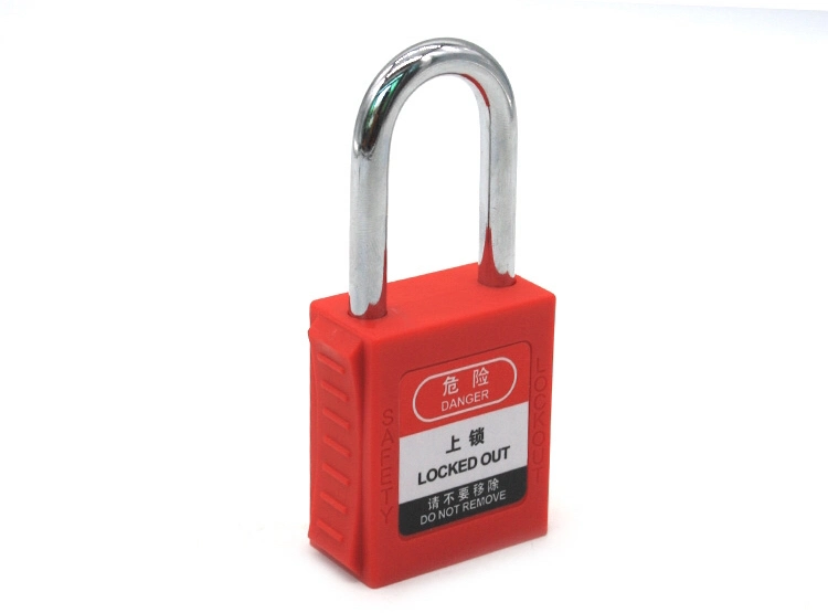 Short Metal Shackle Safety Anti-Static Padlock Buckle Lock Lightning Protection Padlock