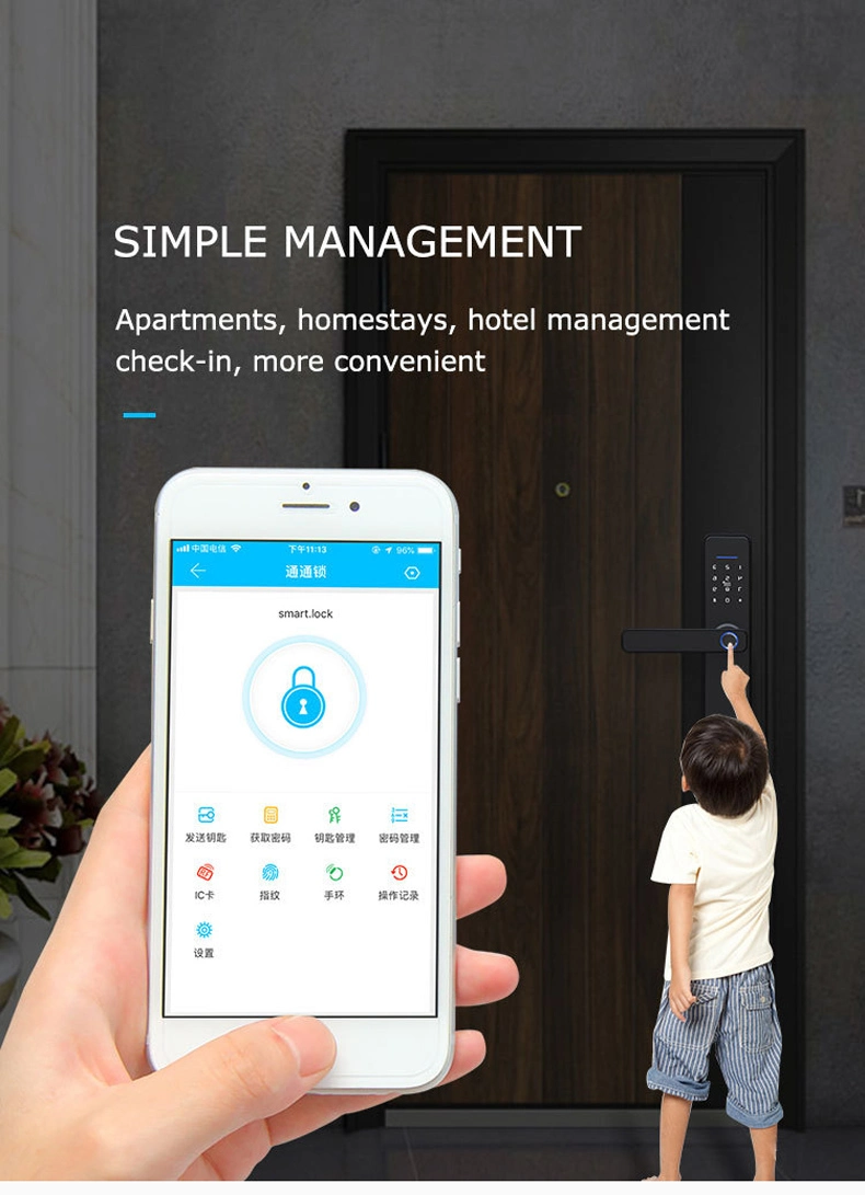 Home Apartment Keyless Smart Main Door Lock