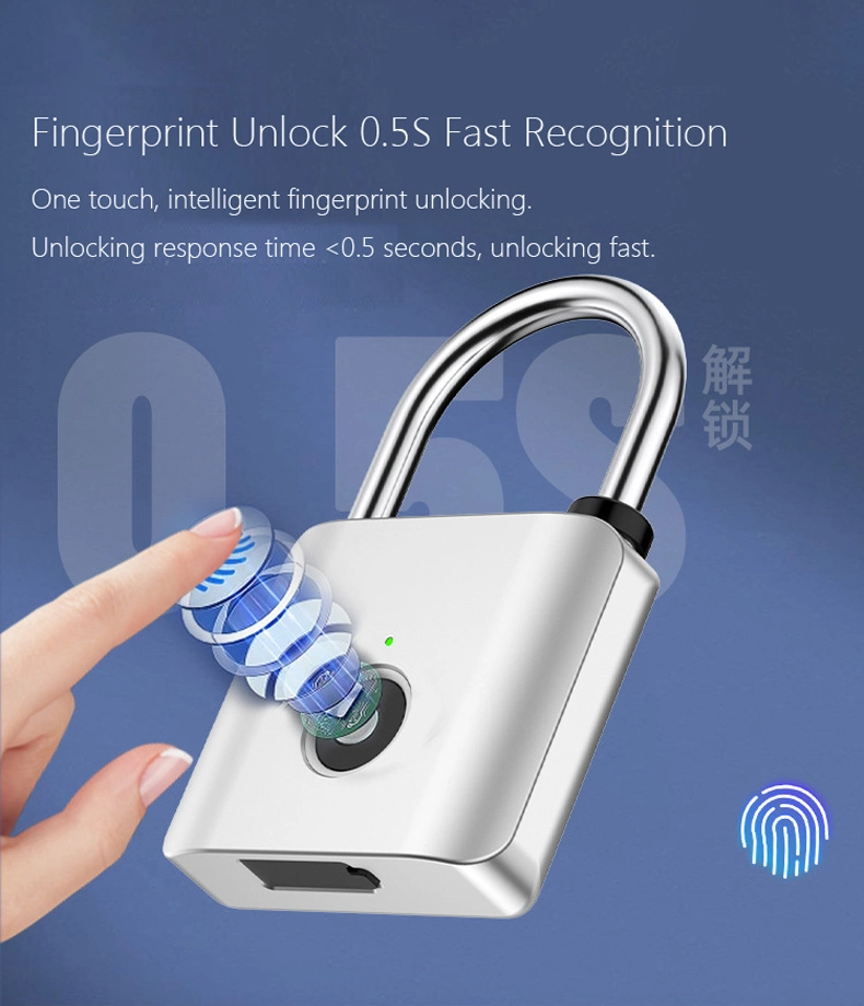 High Security Anti-Theft Electronic Intelligent Bluetooth Padlock for Outdoor