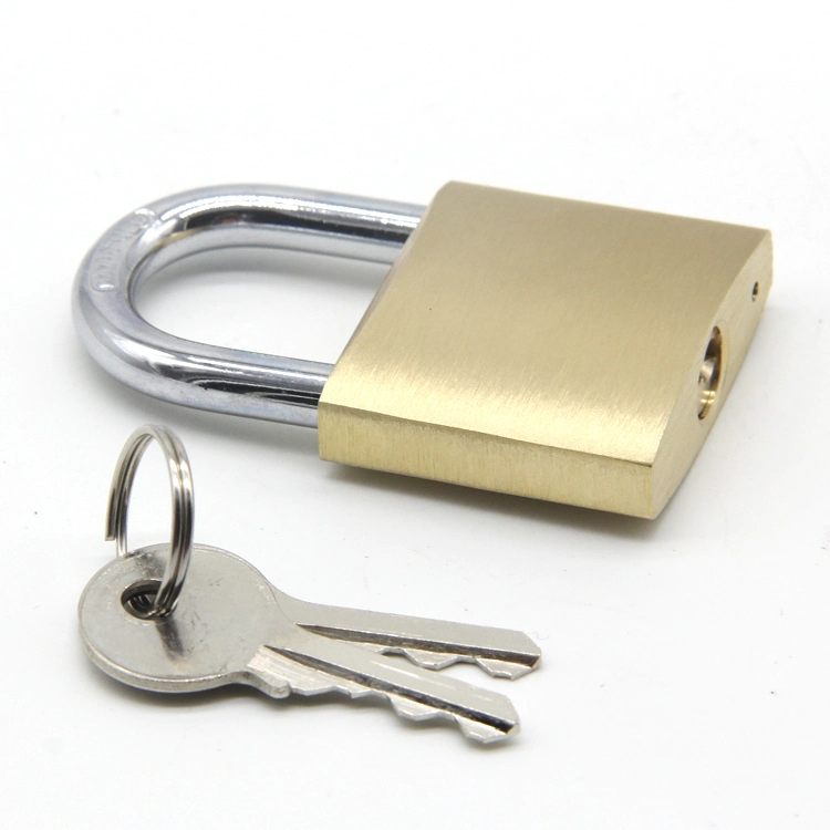 High Quality Sample Available 20-70 mm OEM Travel Anti-Rust Solid Steel Iron Brass Cylinder Brass Padlock Pl4050
