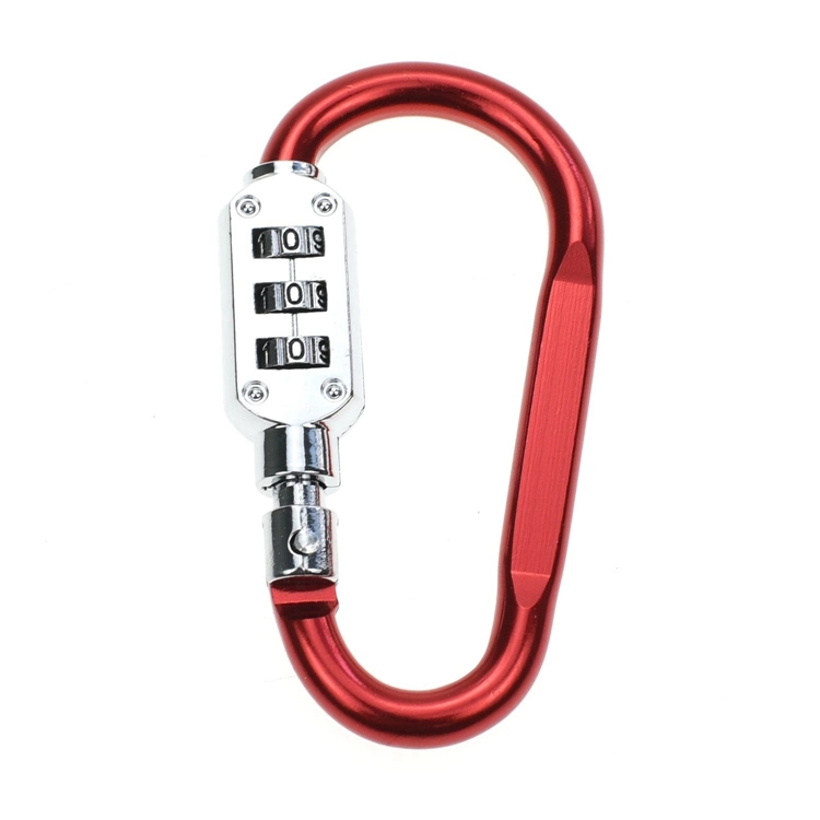 Yh1066 Mountaineering Buckle Safety Outdoor Pendant Aluminum Alloy Thread with Lock