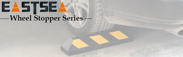 High Density Rubber Reflective 6 Feet Parking Block