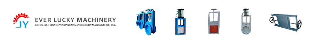 Pneumatic Operated Knife Locking Stainless Steel Slide Gate Valve