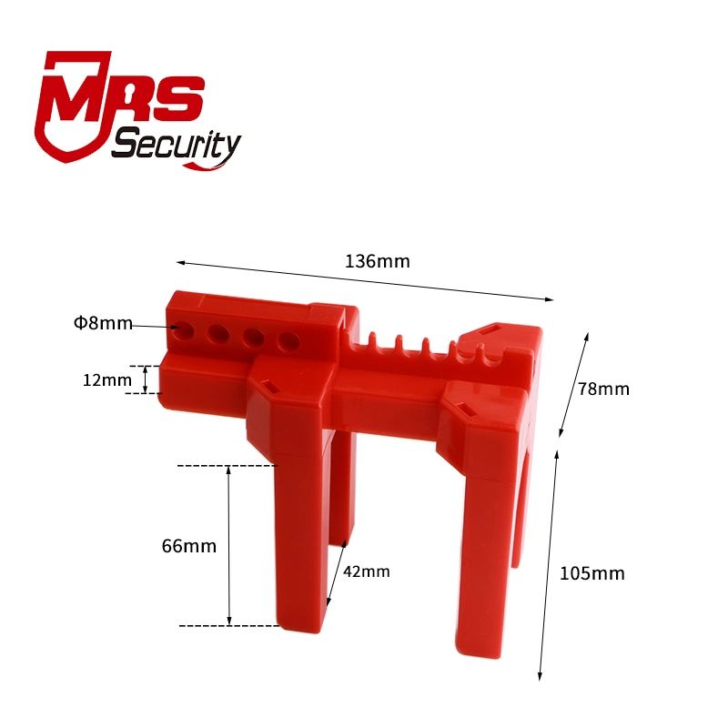 Industry Plastic Adjustable Ball Valve Lockout Security Lockout Tagout Loto Manufacturer