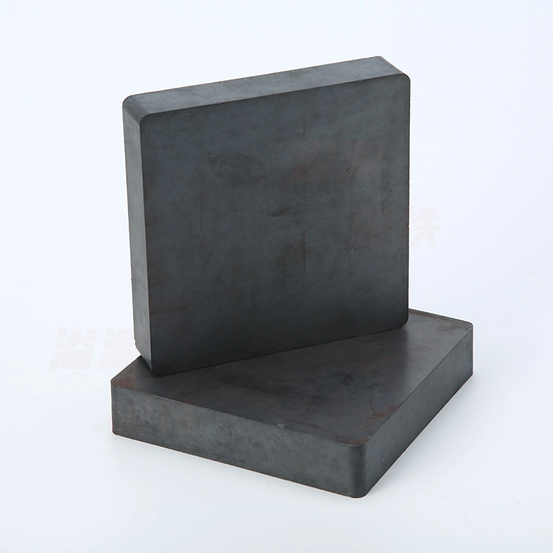 Custom Rectangle Industrial Magnet Square Price Y35 Ceramic Ferrite Manufacturer Magnet Tiles Ferrite Magnet Block