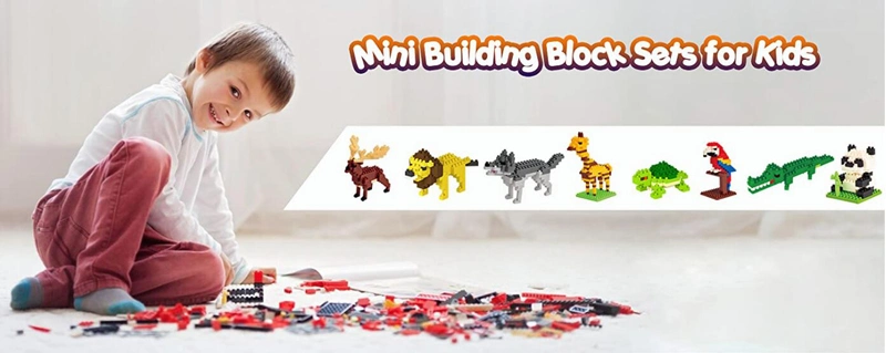 6 in 1 Brick Toys Set Great Gift Toy Building Block with Truck Car Educational Toys DIY Plastic Building Block Truck Toys