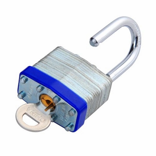 Laminated Steel Padlock with Zinc Plating