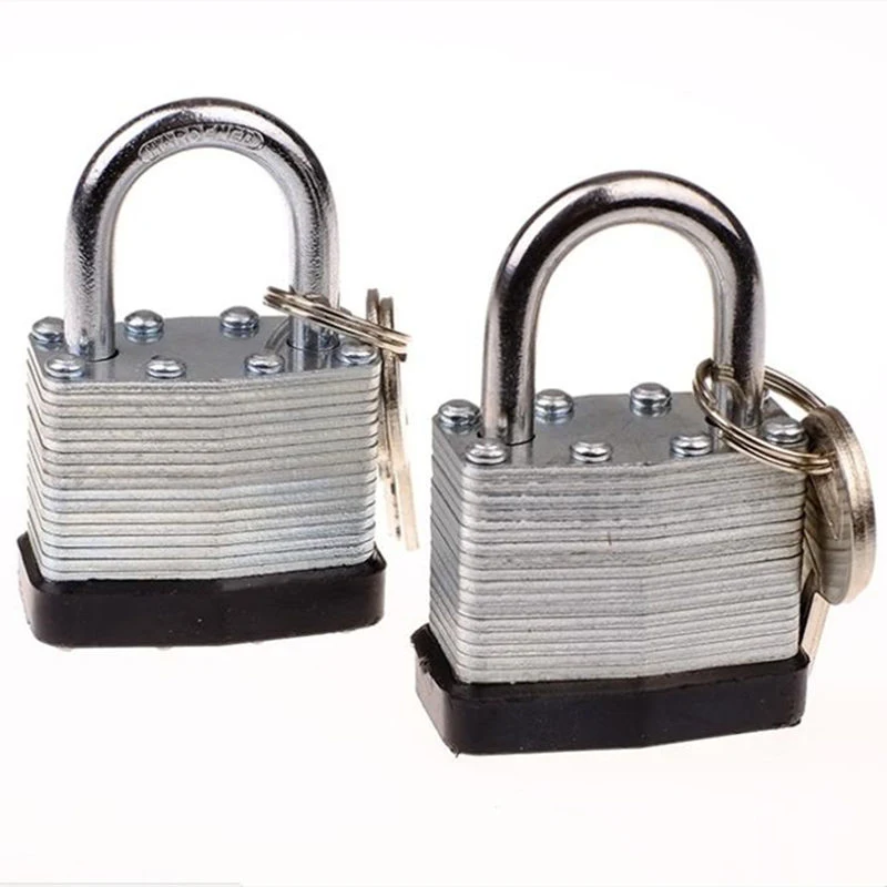 Antibacterial Short Long Shackle Padlock Steel Double Laminated Padlock