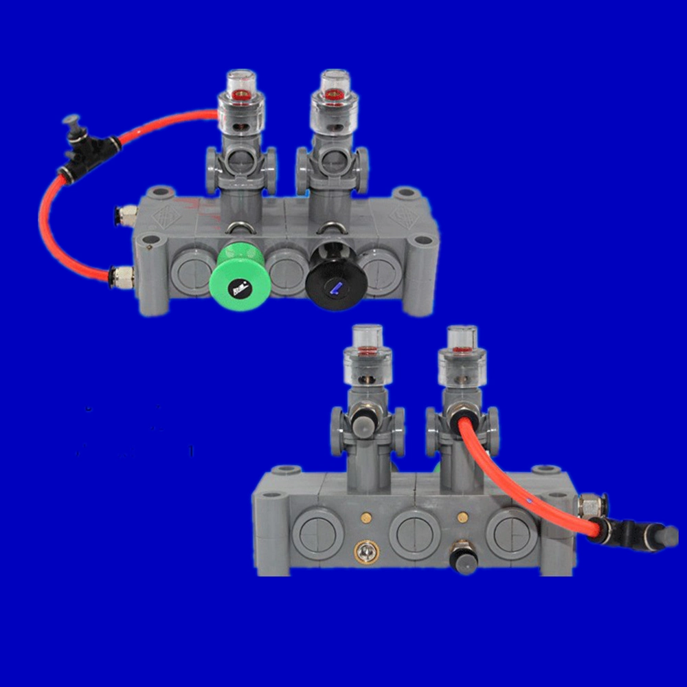 Pneumatic Control Block Plastic (Pneumatic Switch Controller) for 5 Compartments Oil Tanker Truck