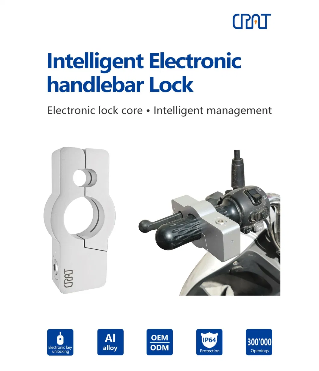 Locksmith New Safety Electronic Key Multifunction Combination Smart Lock for Motobike