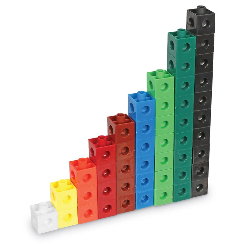 Plastic Linking Cubes Building Blocks Color Build Math Linking Cubes Factory