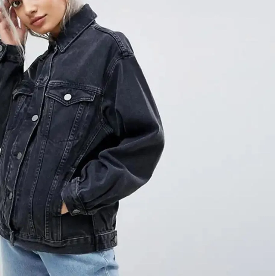 Women Short Jean Denim Coat Ladies Bike Jackets Woman Apparel