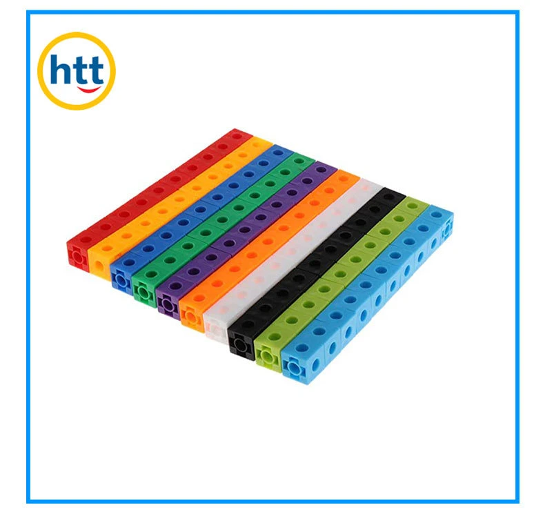 Plastic Linking Cubes Building Blocks Color Build Math Linking Cubes Factory