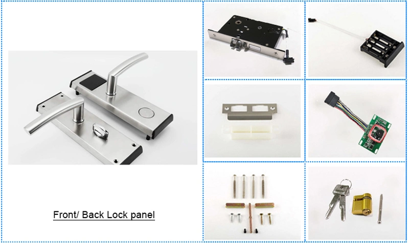 Electric RFID Card Hotel Door Lock with PC Management Software