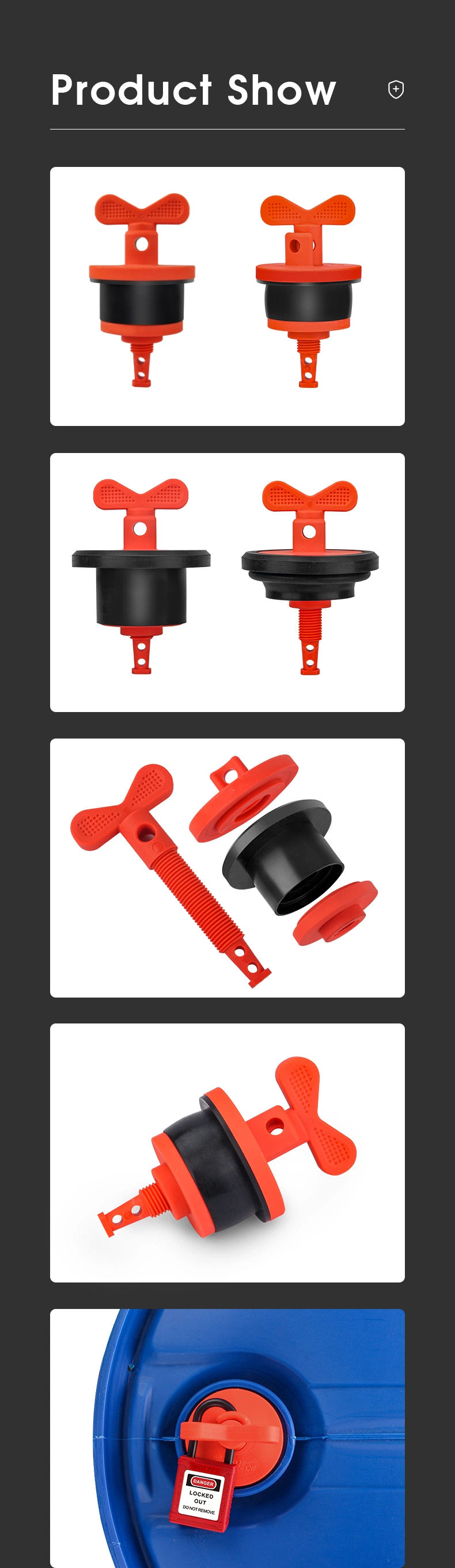 for Inside Diameter of Oil Drum Mouth Is 50-70mm Drum Lock Plug-N-Lok