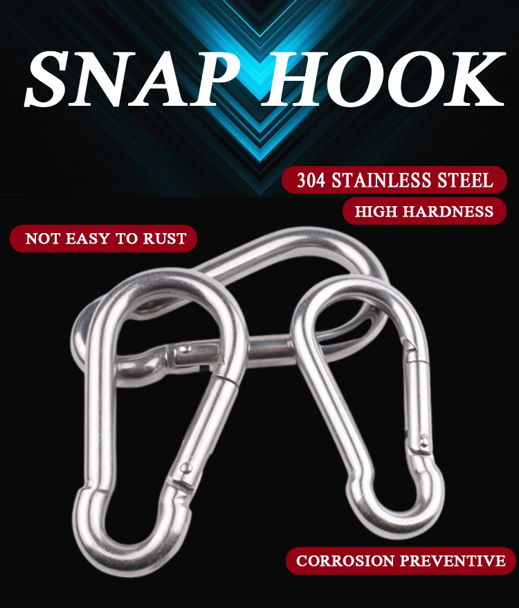 Fast Dispatch304 Stainless Steel Safety Snap Gourd Spring Safety Hook