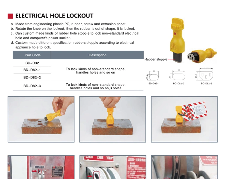 Mini Circuit Breaker Electrical Plug Lock Equipment