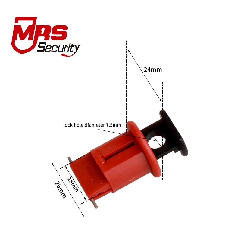 Pow ABS Industry Mini Safety Circuit Breaker Lockout Security Lockout Tagout Manufacturer