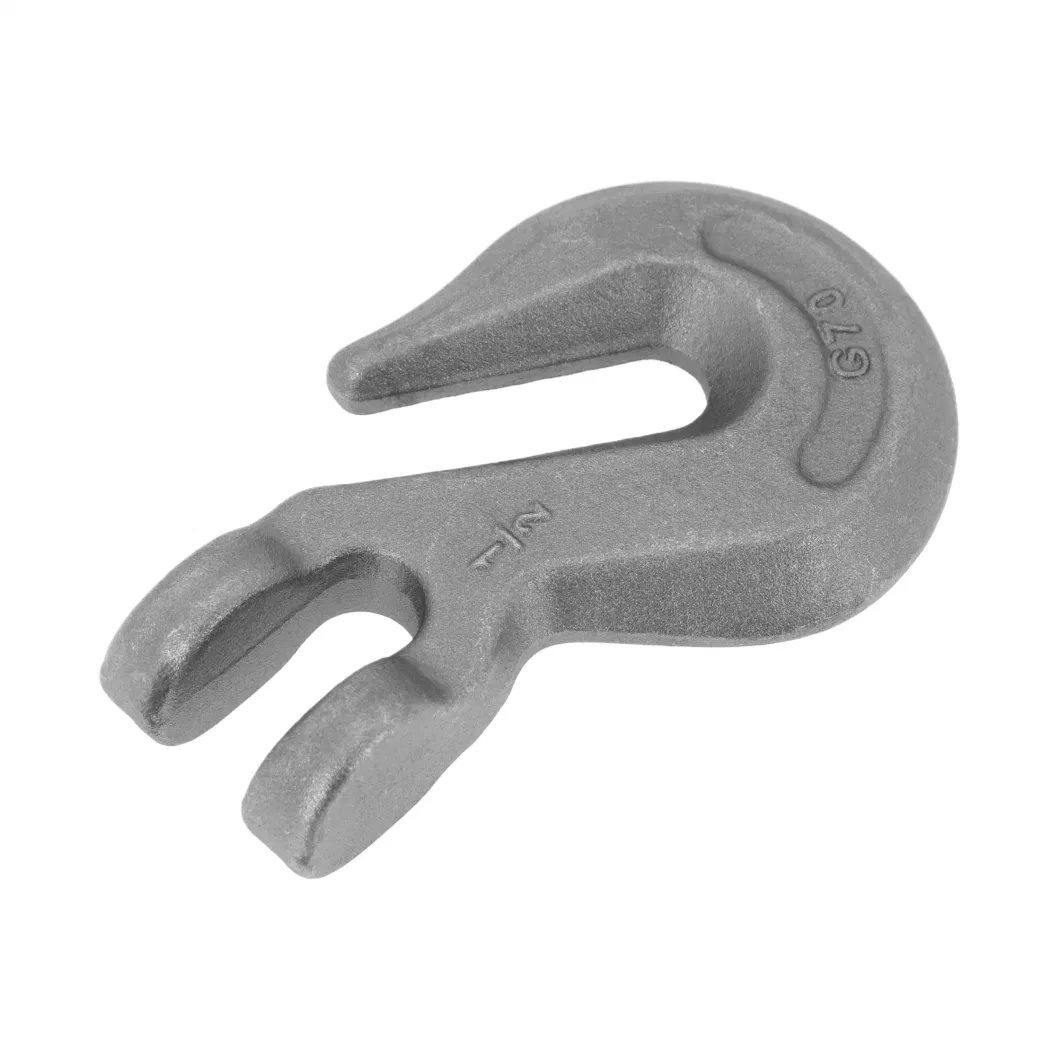Forged Container Hook Safety Lift Seat Belt Hook U. S. Type Eye Grab Hook for Chain Lifting