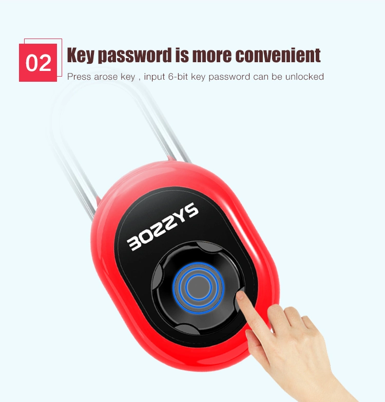Boshi 2019 Intelligent Design 6-Digit Passwords Bluetooth Padlock