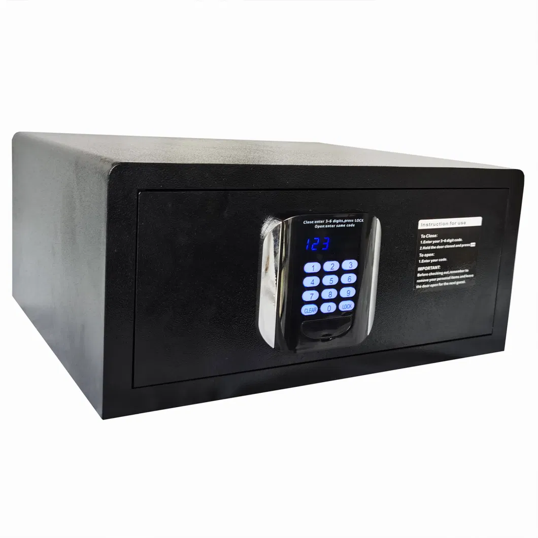 Cajas Fuertes 17&quot; Laptop Size Hotel Room Safe Box with Digital Keypad Lock, Digital Safe Locker