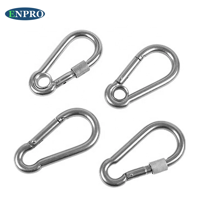 Stainless Steel 304/316 safety Carabiner Spring Snap Hook