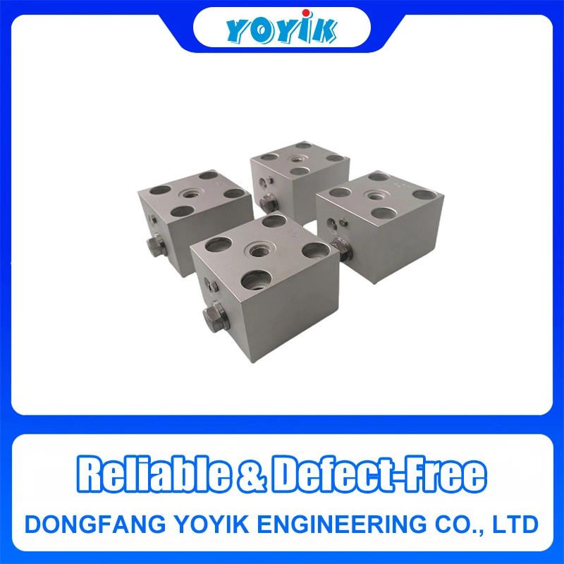 0508.919T0401.AW001 Machined Alloy Flow Control Hydraulic Manifold Valve Block for steam turbine