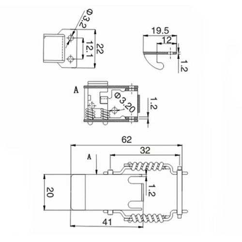 Self Locking Lever Latch Fasteners/ Spring Draw Latch