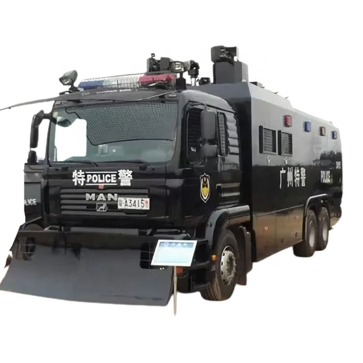 Sinotruk LHD or Rhd 6X4 6X6 Anti-Riot Water Cannon Full Road Condition off Road HOWO Water Cannon Vehicle Truck