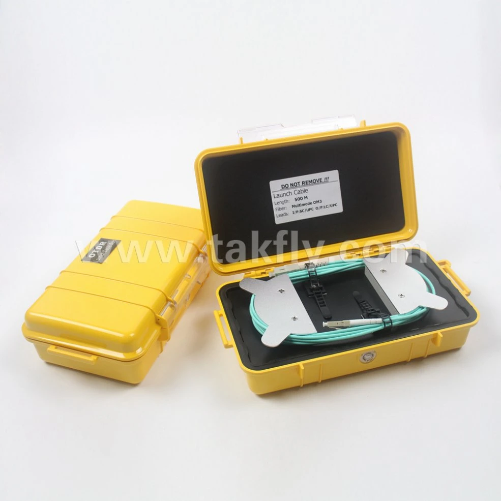 FTTH Sc APC Fiber Optic Test Cable OTDR Luanch Cable