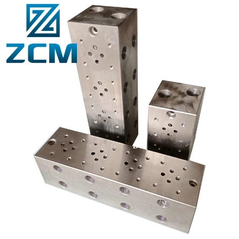 Shenzhen Custom Manufactured CNC Casting Stainless Steel Alloy Aluminum Metal Cruises/Ship/Boat/Hydraulic Control Valve Block