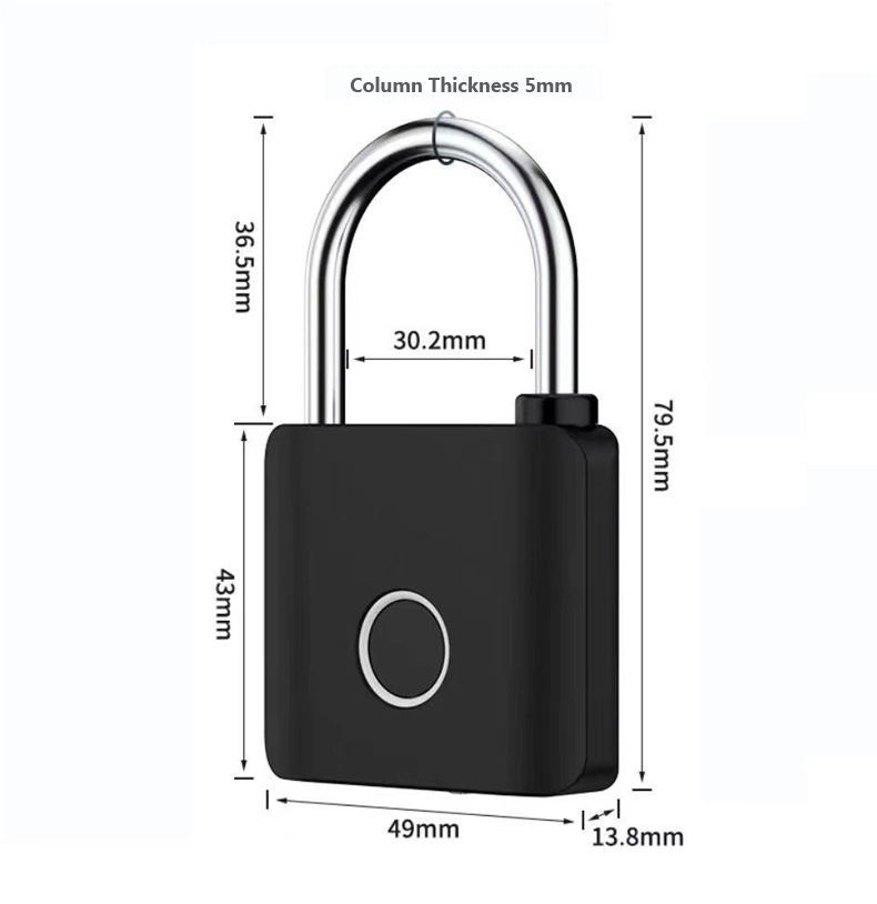 High Security Anti-Theft Electronic Intelligent Bluetooth Padlock for Outdoor