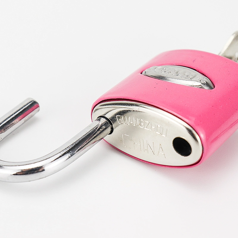 High Security Three Size Shackle Custom Logo Colored Aluminium Padlock Supplier