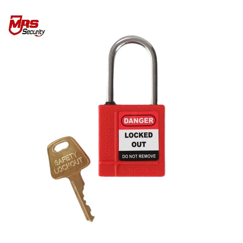 Manufacturer OEM Nylon PA 29mm Shackle Insulation Safety Padlock Security Lockout Tagout Loto Lock