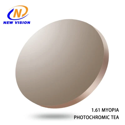 1.61 Ultra-Thin Mr-8 Foto Brun UV Protection Optical Lens
