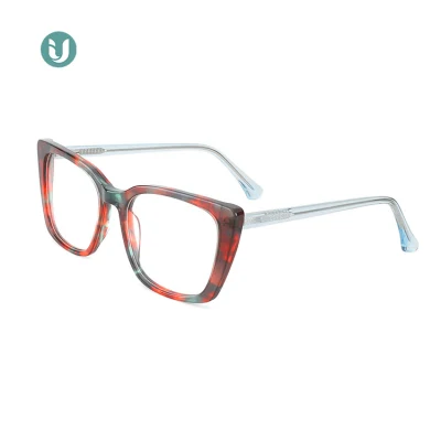 High Quality Custom Fashion Square Acetate Optical Glasses Frame
