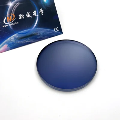 1.67 Aspherical Blue Block Photogray Shmc Blue Coating Optical Resin Spectacle Lens