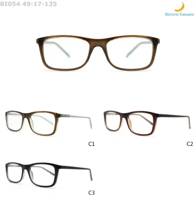 Squarish Injection Eyewear Optical Frame Men Classic Eyeglasses