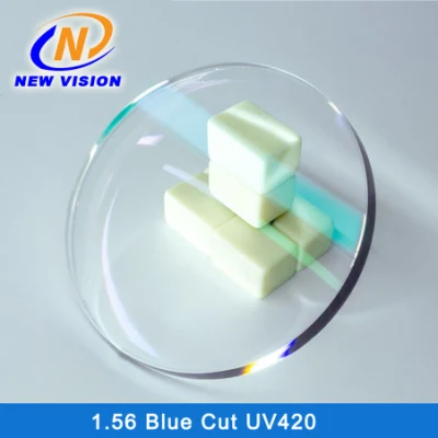 1.56 UV420 Blue Block Green Coating Optical Lens; Anti-Blue Lens