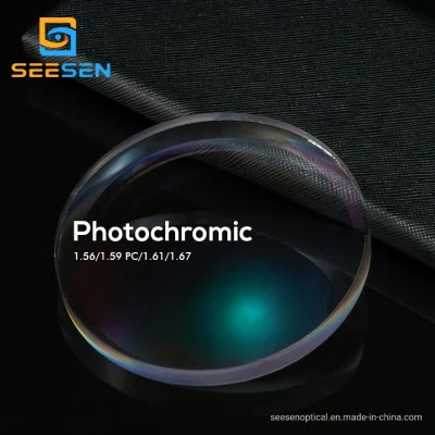 Hot Selling Factory Price 1.56 Photogray Hmc Optical Lens