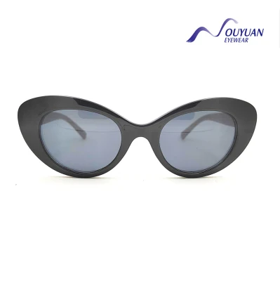 2024 New PC Men Cat Eye Blue Lens Sunglasses
