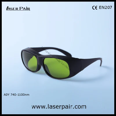 O. D7+ @780-1070nm Diode Laser and ND: YAG Laser Safety Glasses & Laser Shielding Spectacles with Frame 33