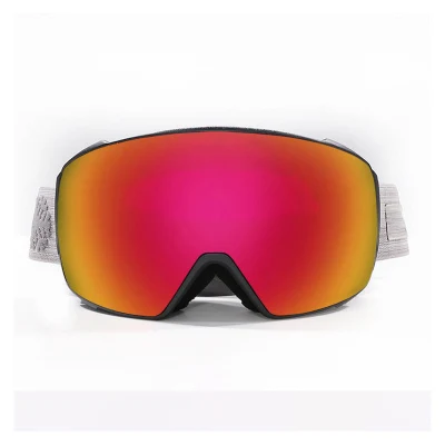 Fashion Revo Anti-Fog Snow Ski Goggles with Changeable Lens