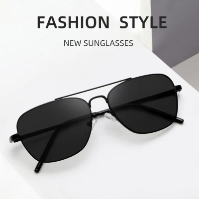 2022 Hot Popular Men High Quality OEM Custom Logo Square Tr90 Frame Tac Polarized Photochromic Lenses Sunglasses