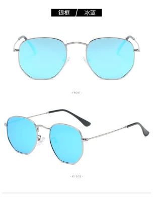 2021 Fashion Metal Frame Sunglasses Tac Lenses Unisex Wholesale Prices OEM
